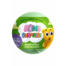 Шипучая бомбочка д/ванны с игрушкой Фруктовая мармеладка 115гр